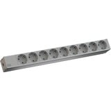 Bachmann Power Strip cassetta di scarico Alluminio grigio, Bianco, 3600 W, Alluminio, 880 g