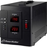 BlueWalker AVR 3000/SIV regolatore di tensione 230 V Nero Nero, 230 V, 50/60 Hz, 3000 VA, 2400 W, Tipo F, Terminale