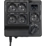 BlueWalker MBS Nero 6 presa(e) AC 208-240 V, Modulo Nero, 6 presa(e) AC, Accoppiatore C20, 208-240 V, 10 A, Nero, Rete