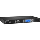 BlueWalker RC-16A unità di distribuzione dell'energia (PDU) 8 presa(e) AC 1U Nero, Alimentazione elettrica 1U, Orizzontale, Nero, LCD, 8 presa(e) AC, Accoppiatore C13
