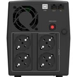 BlueWalker VI 1500 STL A linea interattiva 1,5 kVA 900 W 4 presa(e) AC, UPS Nero, A linea interattiva, 1,5 kVA, 900 W, Sinusoidale, 162 V, 290 V