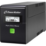 BlueWalker VI 800 SW A linea interattiva 0,8 kVA 480 W 2 presa(e) AC Nero, A linea interattiva, 0,8 kVA, 480 W, 162 V, 290 V, 220 V