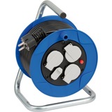 Brennenstuhl 1079180600 prolunghe e multiple 15 m 3 presa(e) AC Interno Nero, Blu, Bianco, Tamburo per cavi blu/Nero, 15 m, 3 presa(e) AC, Interno, IP20, PVC, Plastica, Nero, Blu, Bianco