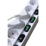 Brennenstuhl 1153110126 prolunghe e multiple 2 m 6 presa(e) AC Interno Bianco, Ciabatta bianco, 2 m, 6 presa(e) AC, Interno, Gestito, IP20, Bianco