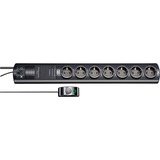 Brennenstuhl 1153300467 protezione da sovraccarico 7 presa(e) AC 230 V 2 m Nero, Ciabatta Nero, 7 presa(e) AC, Tipo F, 230 V, 16 A, 3500 W, 2 m