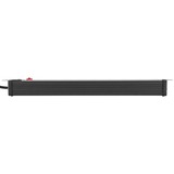 Brennenstuhl 1156057128 prolunghe e multiple 3 m 8 presa(e) AC Interno Nero Nero/Grigio chiaro, 3 m, 8 presa(e) AC, Interno, Gestito, Nero, 90 mm