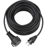 Brennenstuhl 1161420 cavo di alimentazione Nero 5 m, Cavo di prolunga Nero, 5 m, Nero