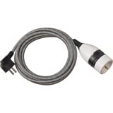 Brennenstuhl 1161830 prolunghe e multiple 3 m 1 presa(e) AC Interno Nero, Bianco, Cavo di prolunga Nero/Bianco, 3 m, 1 presa(e) AC, Interno, IP20, Plastica, Cloruro di polivinile (PVC), Nero, Bianco