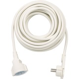 Brennenstuhl 1168980210 cavo di alimentazione Bianco 10 m, Cavo di prolunga bianco, 10 m, Bianco
