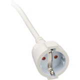 Brennenstuhl 1168980220 cavo di alimentazione Bianco 2 m, Cavo di prolunga bianco, 2 m, Bianco