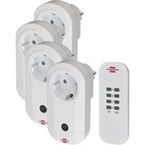 Brennenstuhl 1507050 Bianco adattatore per presa di corrente bianco