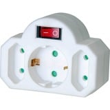 Brennenstuhl 1508100 protezione da sovraccarico Bianco, Adattatore presa bianco, Bianco