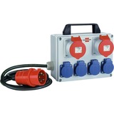 BKV 2/4 T IP44 6presa(e) AC Nero, Blu, Grigio, Rosso unità di distribuzione dell'energia (PDU)