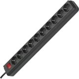 Brennenstuhl BN-1159300010 Prolunghe elettriche, Ciabatta Nero, 3 m, Nero