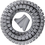 Brennenstuhl BN-1164360 Protezioni per cavi, Tubo cavo grigio, Grigio, 2500 x 200 x 200 mm, Vendita al dettaglio