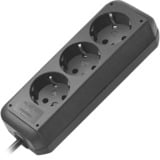 Brennenstuhl Eco-Line cavo di collegamento Nero, Ciabatta Nero, Nero, 1,5 m, 170 mm