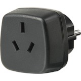 Brennenstuhl Travel Adapter Australia, China/earthed adattatore e invertitore Nero Nero, China/earthed, Nero