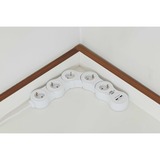 Brennenstuhl Vario prolunghe e multiple 1,4 m 5 presa(e) AC Interno Bianco bianco, 1,4 m, 5 presa(e) AC, Interno, Tipo F, Tipo F, IP20