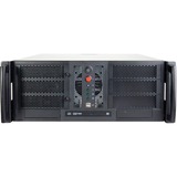 Chenbro 4U Open-Bay Compact Rackmount Portabagagli Grigio vane portacomputer Nero/Argento, Portabagagli, Server, ABS sintetico, SGCC, CEB, Grigio, 4U