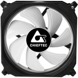 Chieftec CF-1225RGB sistema di raffreddamento per computer Case per computer Ventilatore 12 cm Nero Nero/Bianco, Ventilatore, 12 cm, 1200 Giri/min, 16 dB, 53 pdc/min, Nero