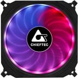 Chieftec CF-3012-RGB sistema di raffreddamento per computer Case per computer Ventilatore 12 cm Nero, Ventola Ventilatore, 12 cm, 1200 Giri/min, 16 dB, 53 pdc/min, Nero