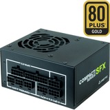 Chieftec CSN-550C alimentatore per computer 550 W 20+4 pin ATX PS/2 Nero Nero, 550 W, 100 - 240 V, 47 - 63 Hz, 6 A, Attivo, 90 W