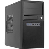 Chieftec CT-04B-OP computer case Mini Tower Nero, Chassis Tower Nero, Mini Tower, PC, Nero, micro ATX, SECC, 14 cm