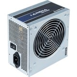 Chieftec GPB-350S alimentatore per computer 350 W 20+4 pin ATX PS/2 Argento, Alimentatore PC grigio, 350 W, 200 - 240 V, 47 - 63 Hz, 3 A, Attivo, 90 W