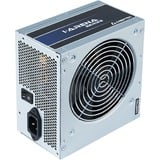 Chieftec GPB-450S alimentatore per computer 450 W 20+4 pin ATX PS/2 Argento, Alimentatore PC grigio, 450 W, 200 - 240 V, 47 - 63 Hz, 3.5 A, Attivo, 100 W