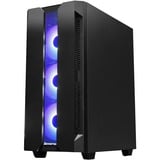 Chieftec GS-01B-OP computer case Tower Nero, Chassis Tower Nero, Tower, PC, Nero, ATX, micro ATX, Mini-ITX, SPCC, Vetro temperato, Blu, Verde, Rosso