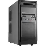 Chieftec LF-02B-OP computer case Midi Tower Nero, Chassis Tower Nero, Midi Tower, PC, Nero, ATX, micro ATX, Casa/ufficio, Fondo