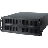 Chieftec UNC-411E-B computer case Supporto Nero, Argento 400 W Nero, Supporto, Server, Nero, Argento, ATX, EATX, micro ATX, SECC, 4U