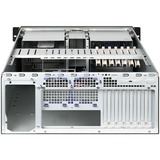 Chieftec UNC-411E-B computer case Supporto Nero, Argento 400 W Nero, Supporto, Server, Nero, Argento, ATX, EATX, micro ATX, SECC, 4U