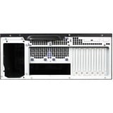 Chieftec UNC-411E-B computer case Supporto Nero, Argento 400 W, Server case Nero, Supporto, Server, Nero, Argento, ATX, EATX, micro ATX, SECC, 4U