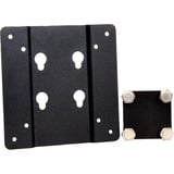Chieftec WMK-04 kit di fissaggio, Supporto Nero, Parete, 600 g, 120 mm, 120 mm, 5 mm