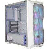 Cooler Master MasterBox TD500 Mesh Midi Tower Bianco bianco, Midi Tower, PC, Bianco, ATX, EATX, micro ATX, Mini-ITX, SSI CEB, Rete, Plastica, Acciaio, Vetro temperato, Multi