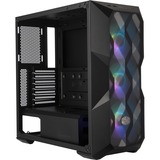 Cooler Master MasterBox TD500 Mesh Midi Tower Nero Nero, Midi Tower, PC, Nero, ATX, EATX, micro ATX, Mini-ITX, SSI CEB, Rete, Plastica, Acciaio, Vetro temperato, Multi