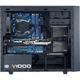 Cooler Master N200 Mini-Tower Nero Nero, Mini-Tower, PC, Plastica, Acciaio, Nero, Micro ATX,Mini-ITX, Casa/ufficio