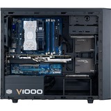 Cooler Master N200 Mini-Tower Nero Nero, Mini-Tower, PC, Plastica, Acciaio, Nero, Micro ATX,Mini-ITX, Casa/ufficio