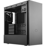 Cooler Master Silencio S600 Midi Tower Nero Nero, Midi Tower, PC, Nero, ATX, micro ATX, Mini-ITX, Plastica, Acciaio, 16,7 cm