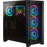 Corsair 4000D Airflow Midi Tower Nero Nero, Midi Tower, PC, Nero, ATX, EATX, micro ATX, Mini-ITX, Plastica, Acciaio, Vetro temperato, 17 cm