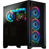 Corsair 4000D Airflow Midi Tower Nero Nero, Midi Tower, PC, Nero, ATX, EATX, micro ATX, Mini-ITX, Plastica, Acciaio, Vetro temperato, 17 cm