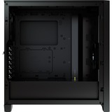 Corsair 4000D Airflow Midi Tower Nero Nero, Midi Tower, PC, Nero, ATX, EATX, micro ATX, Mini-ITX, Plastica, Acciaio, Vetro temperato, 17 cm