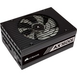 Corsair AX1600i alimentatore per computer 1600 W ATX Nero Nero, 1600 W, 100 - 240 V, 50 - 60 Hz, 9 - 15 A, 180 W, 1600 W