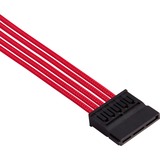 Corsair CP-8920223 cavo di alimentazione interno rosso, Maschio, Maschio, Dritto, Dritto, Nero, Rosso