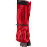 Corsair CP-8920223 cavo di alimentazione interno rosso, Maschio, Maschio, Dritto, Dritto, Nero, Rosso