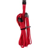 Corsair CP-8920223 cavo di alimentazione interno rosso, Maschio, Maschio, Dritto, Dritto, Nero, Rosso