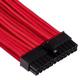 Corsair CP-8920230 cavo di alimentazione interno 0,61 m, Gestione dei cavi rosso, 0,61 m, ATX (24-pin), ATX (24-pin), Maschio, Maschio, Dritto