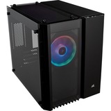 Corsair Crystal 280X Nero Nero, PC, Nero, micro ATX, Acciaio, Vetro temperato, Giocare, 15 cm