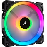 Corsair LL120 RGB Case per computer Ventilatore 12 cm, Ventola Nero, Ventilatore, 12 cm, 600 Giri/min, 1500 Giri/min, 24,8 dB, 43,25 pdc/min
